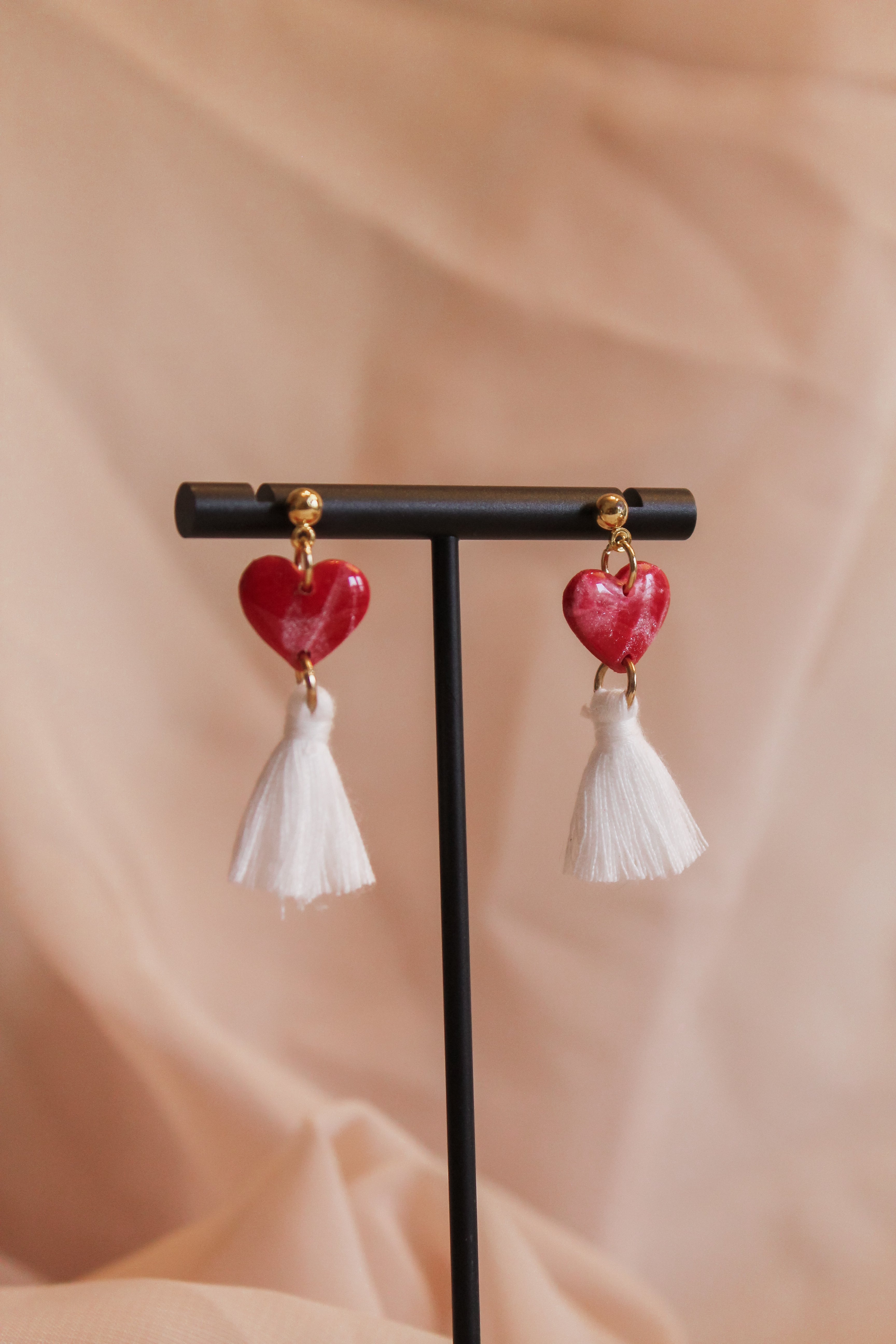 Tassle Heart Dangles