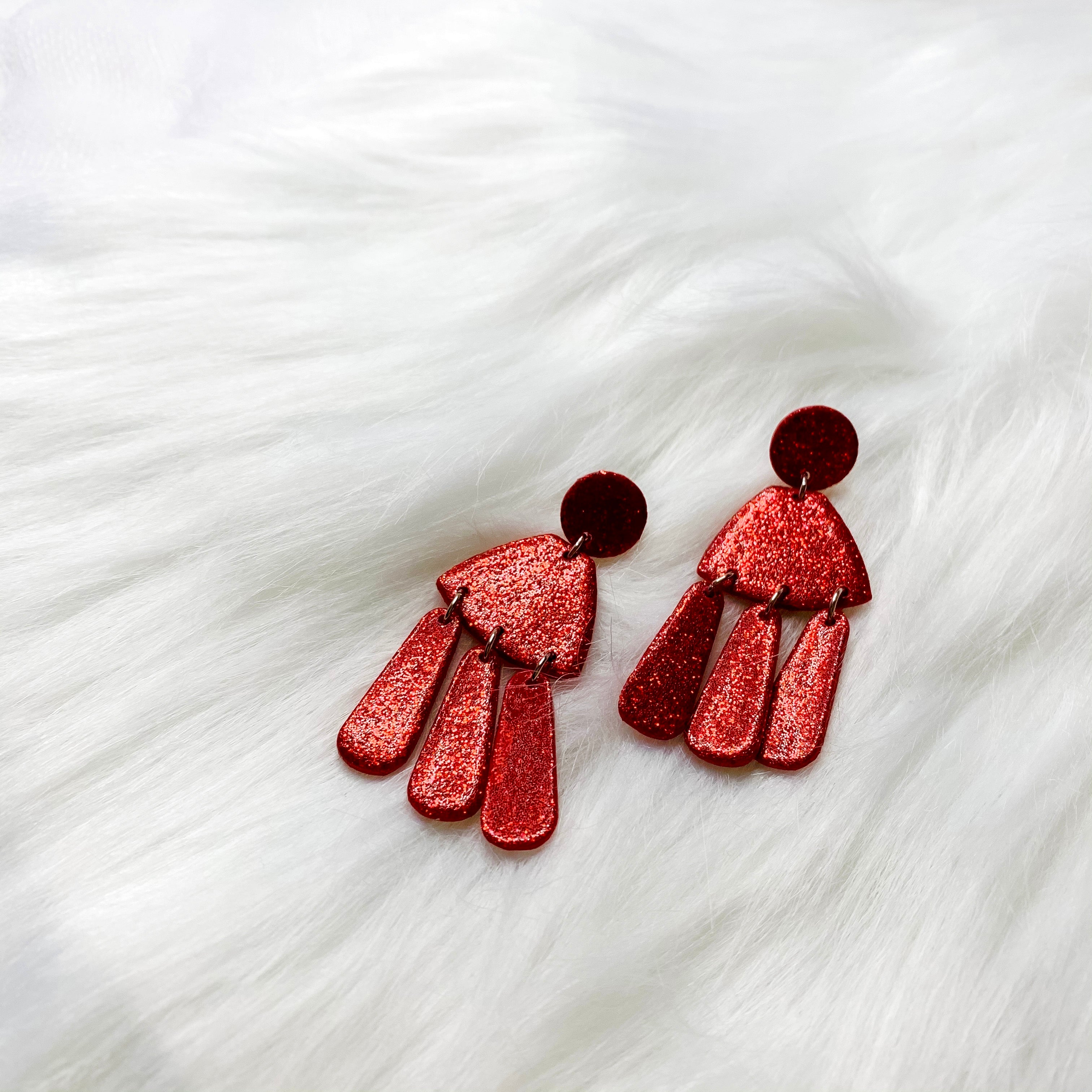 Valentine’s Day Scarlet Dangles