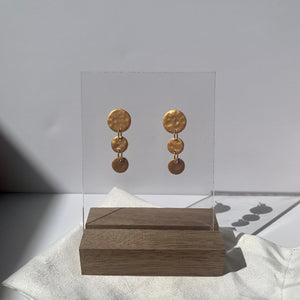 Hammered Gold Mini Dangles