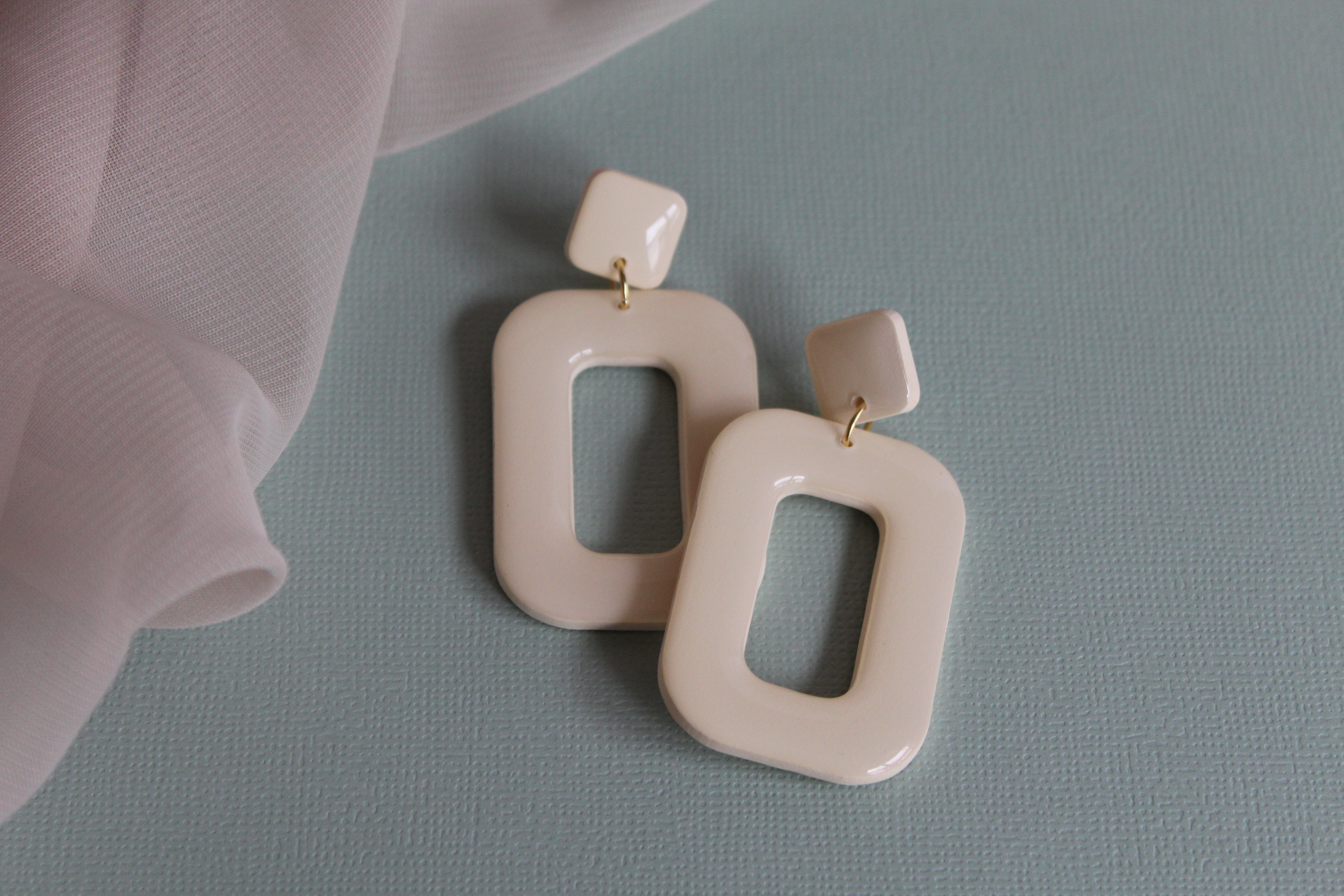 Retro Ivory Dangles