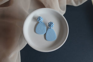 Blue Flower Dangles