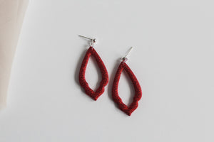 Sparkly Red Dangles