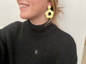 Yellow Daisy Dangles