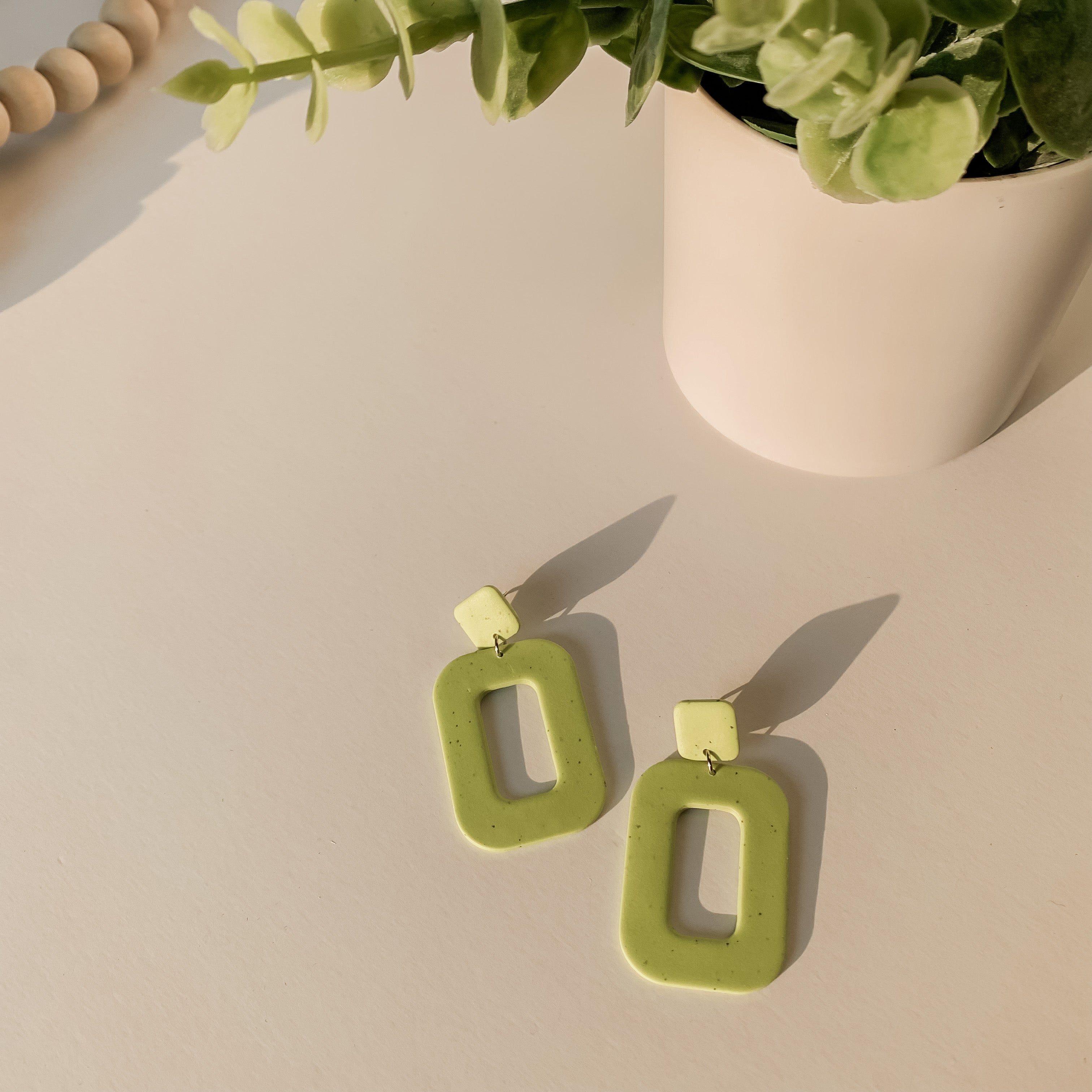 Retro Green Dangles