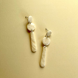 Ivory Translucent Dangles