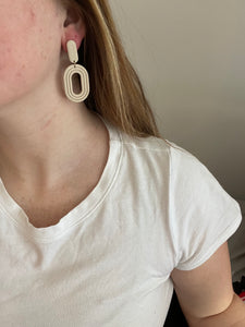 Ivory Everyday Oval Dangles